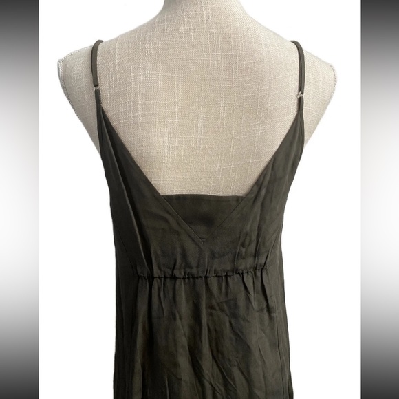 Twelfth Street by Cynthia Vincent - Silk Mini Slip Dress Size S Brown EUC - Picture 6 of 9